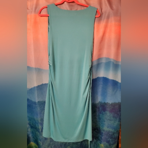 KELLY by CLINTON KELLY sz S Aqua midi dress - Picture 2 of 7